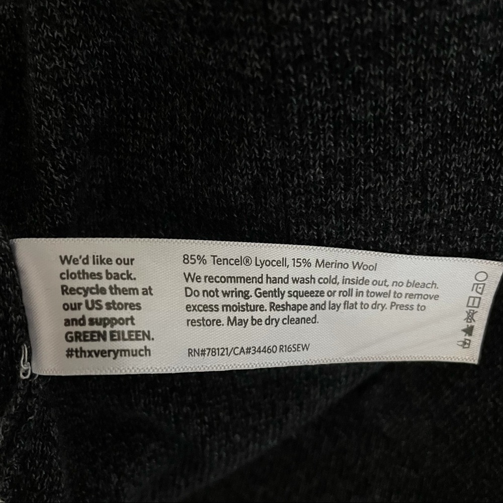 Eileen Fisher Open Front Long Cardigan - Picture 7 of 7